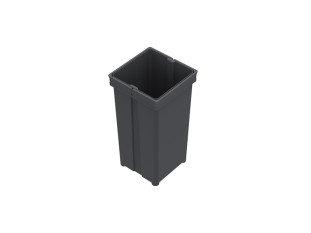 Контейнер для сбора мусора Pull, 5 литров, пластик, антрацит, Art. 9279389, Hettich