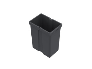 Контейнер для сбора мусора Pull, 8 литров, пластик, антрацит, Art. 9279390, Hettich