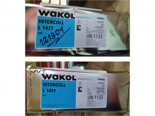 Контактный клей WAKOL Intercoll L 1421 красн., 5 кг (УЦЕНКА - срок годности март)