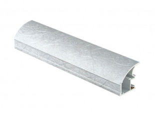 Ручка-профиль асимметричная Лагуна, серебряный шелк 2800, Absolut