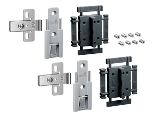 Комплект из двух средних петель WingLine L, серый Art. 9339492, Hettich